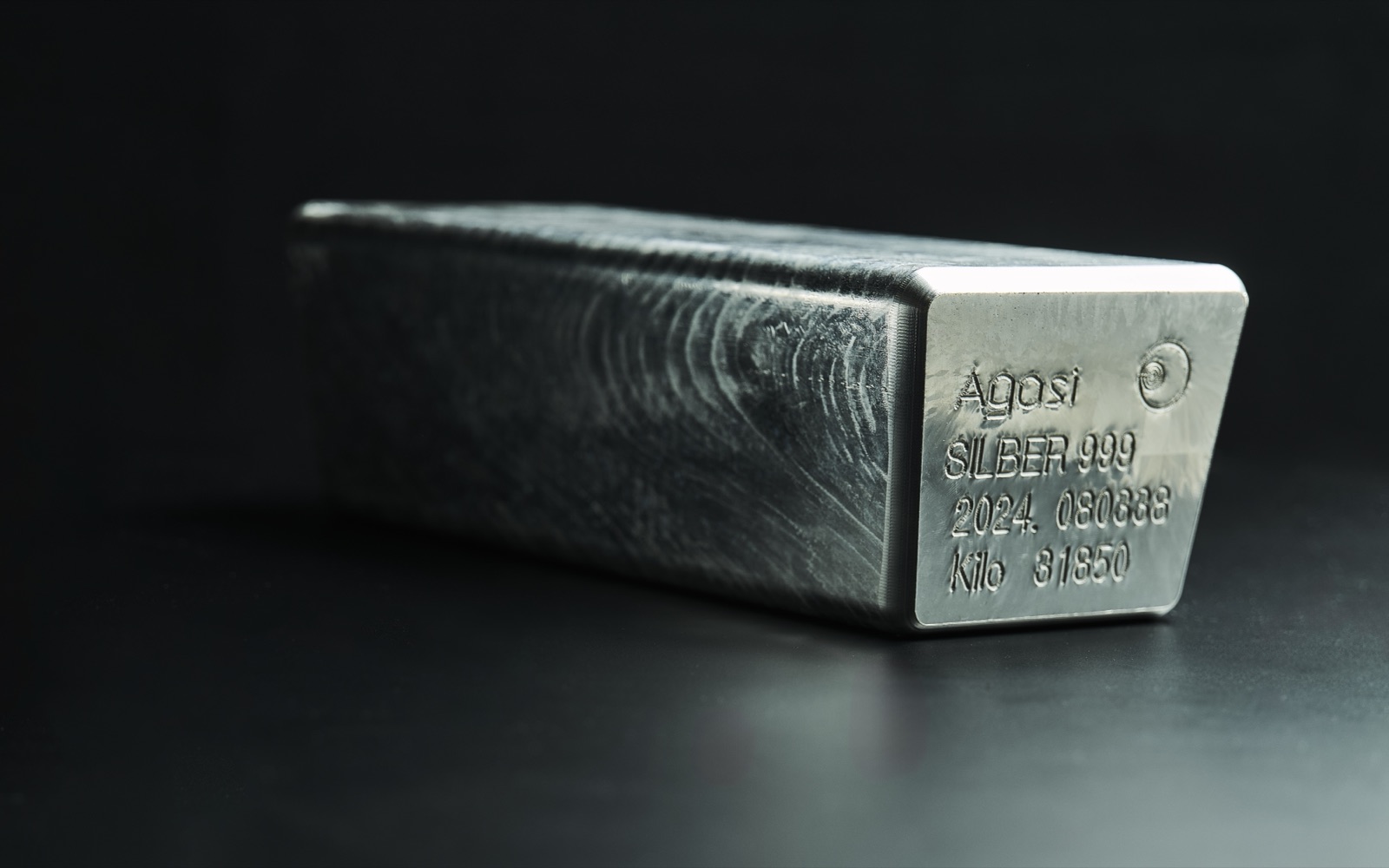 Agosi-Silberbarren 1 kg, Feinsilber 999